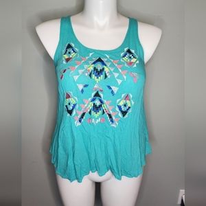 Xhilaration Printed Tank top